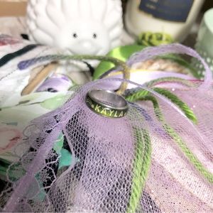 FREE WHEN BUNDLED Children’s Kayla Printed Name Mood Ring Color Changing Retro